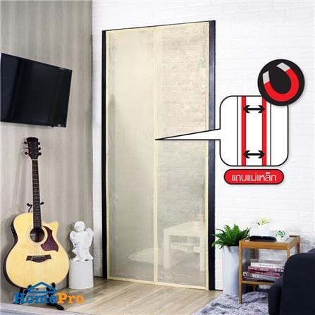 ม่านกันยุงและแมลง HOME LIVING STYLE GUARD 90x210 ซม. สีเบจ_3