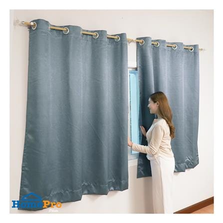 ผ้าม่าน EYELET HOME LIVING STYLE HENDRIX UV 150X160 ซม. สีเทา_3