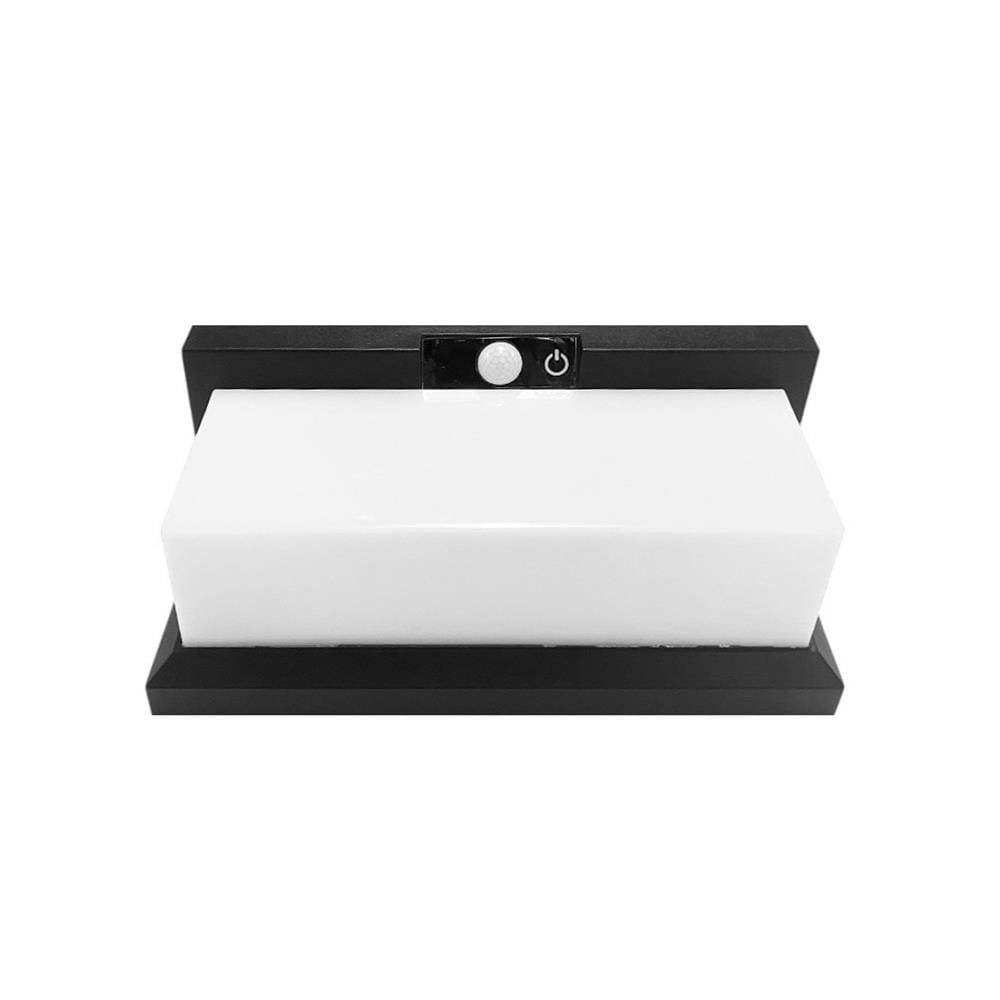 ไฟผนังภายนอก SOLAR LUMAX 74-00065 24 วัตต์ WARM WHITE สีดำ/ขาว