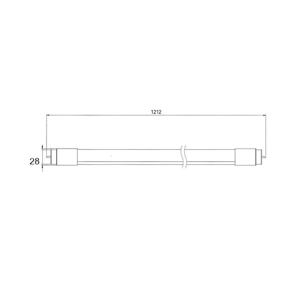 หลอด LED L&E T8 SUPER SAVE SE 16 วัตต์ WARM WHITE G13