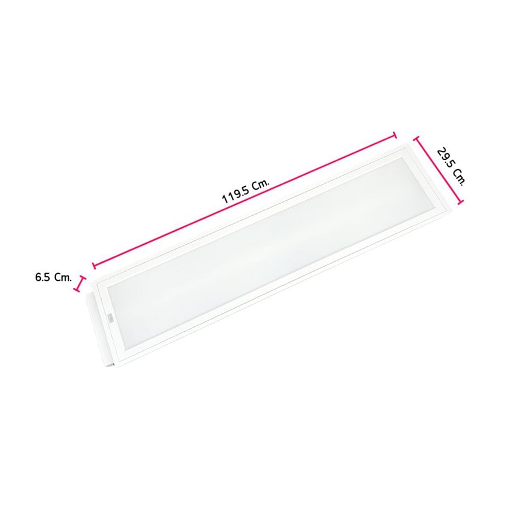 โคมฝังฝ้า CARINI SPARK OP DE 2X120 ซม. สีขาว