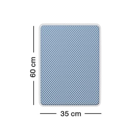 แผ่นดักทรายแมว PETUS 60X35 ซม. สีฟ้า_5
