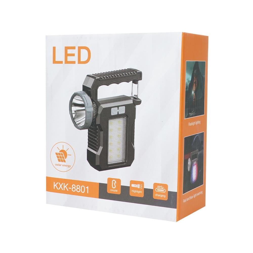 ไฟฉาย LED SOLAR ELECKTA KXK8801 200 ลูเมน 20 วัตต์ DAYLIGHT