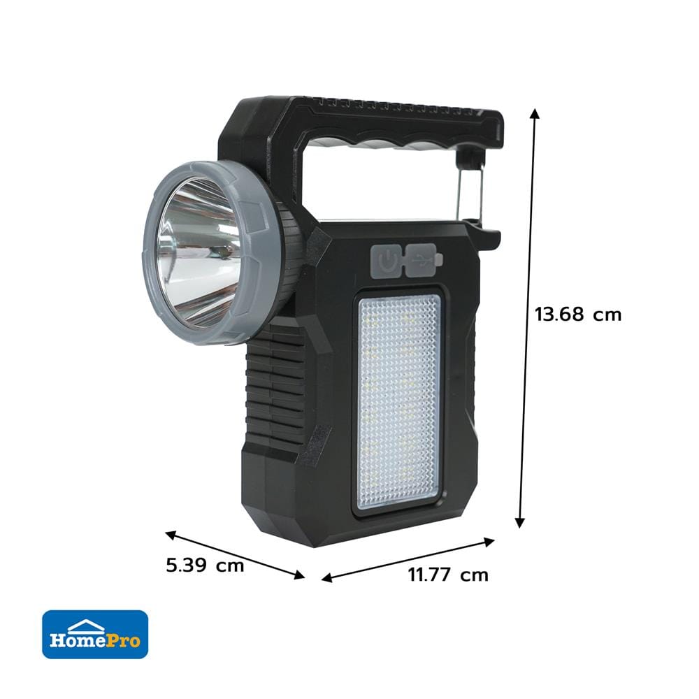 ไฟฉาย LED SOLAR ELECKTA KXK8801 200 ลูเมน 20 วัตต์ DAYLIGHT