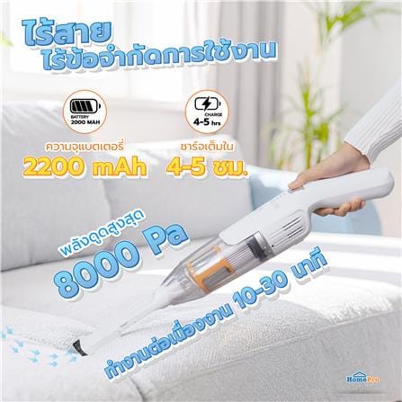 เครื่องดูดฝุ่นแบบมือจับ NIKITO NK-HHV02 สีขาว_6