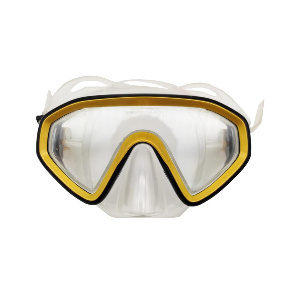 ชุดหน้ากากดำน้ำ AQUANOX M1542P สีเหลือง/ดำ