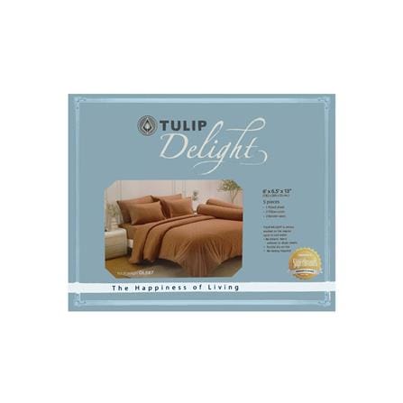 ชุดผ้าปูที่นอน 6 ฟุต (ชุด 5 ชิ้น) TULIP DELIGHT 60056-DL587_3