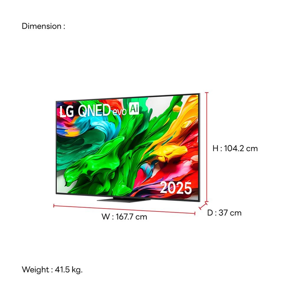 ทีวีคิวเอ็นอีดี 75 นิ้ว LG (4K, QNED, SMART TV) 75QNED86ASA.ATM