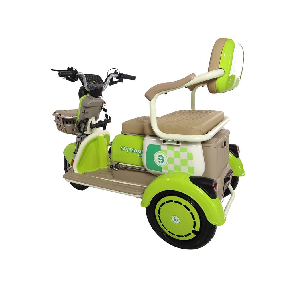 สกู๊ตเตอร์ไฟฟ้า 3 ล้อ SAGASONIC C3 สีเขียว
