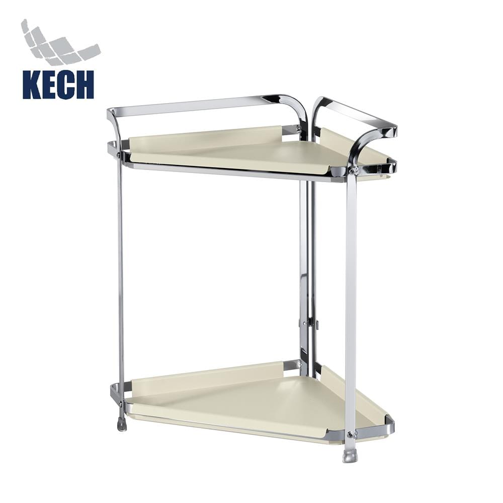 ชั้นเข้ามุม 2 ชั้น KECH IVORY 26.5x26.5x37 ซม.