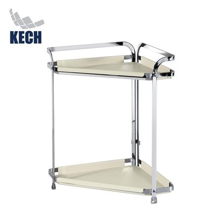 ชั้นเข้ามุม 2 ชั้น KECH IVORY 26.5x26.5x37 ซม._0