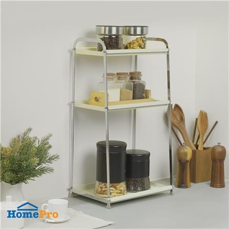 ชั้นวางของ 3 ชั้น KECH IVORY 31.5x21x55 ซม._3
