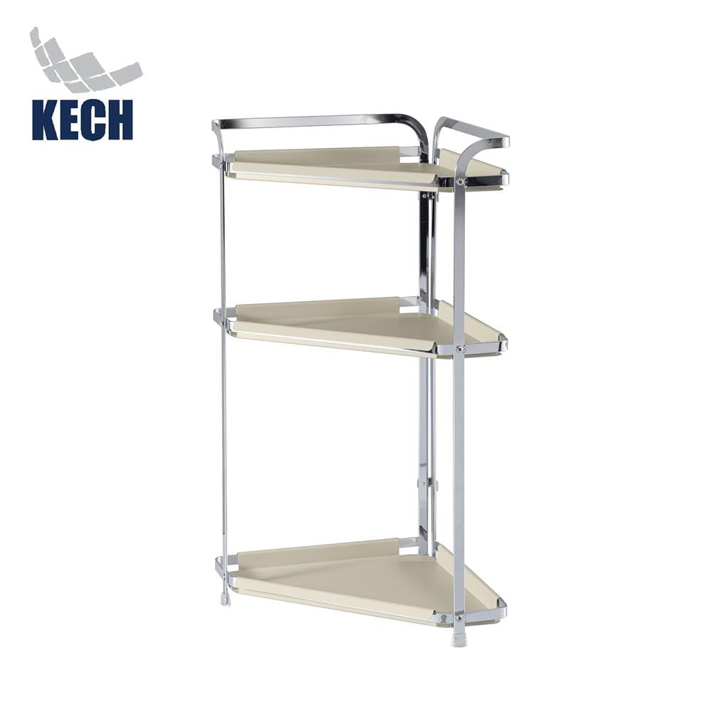 ชั้นเข้ามุม 3 ชั้น KECH IVORY 26.5x26.5x55 ซม.