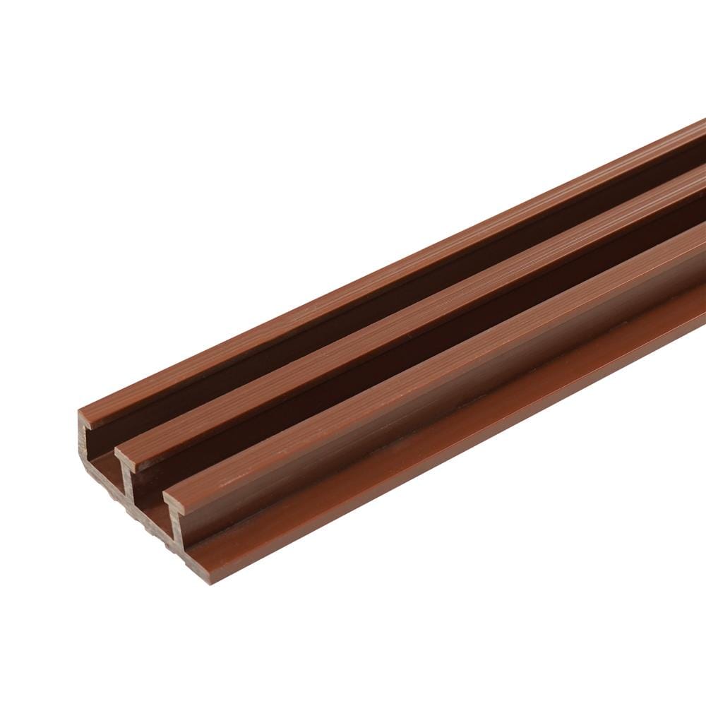 จมูกบันได PVC TARA 45 มม. x 2 ม. สีน้ำตาลเข้ม