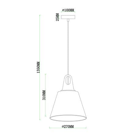 ไฟช่อ CARINI P248278 สีน้ำตาล/ทอง 1 หัว_5