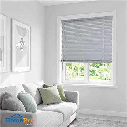 มู่ลี่ไวนิล HOME LIVING STYLE CORDLESS 90x130 ซม. สีเทา_5