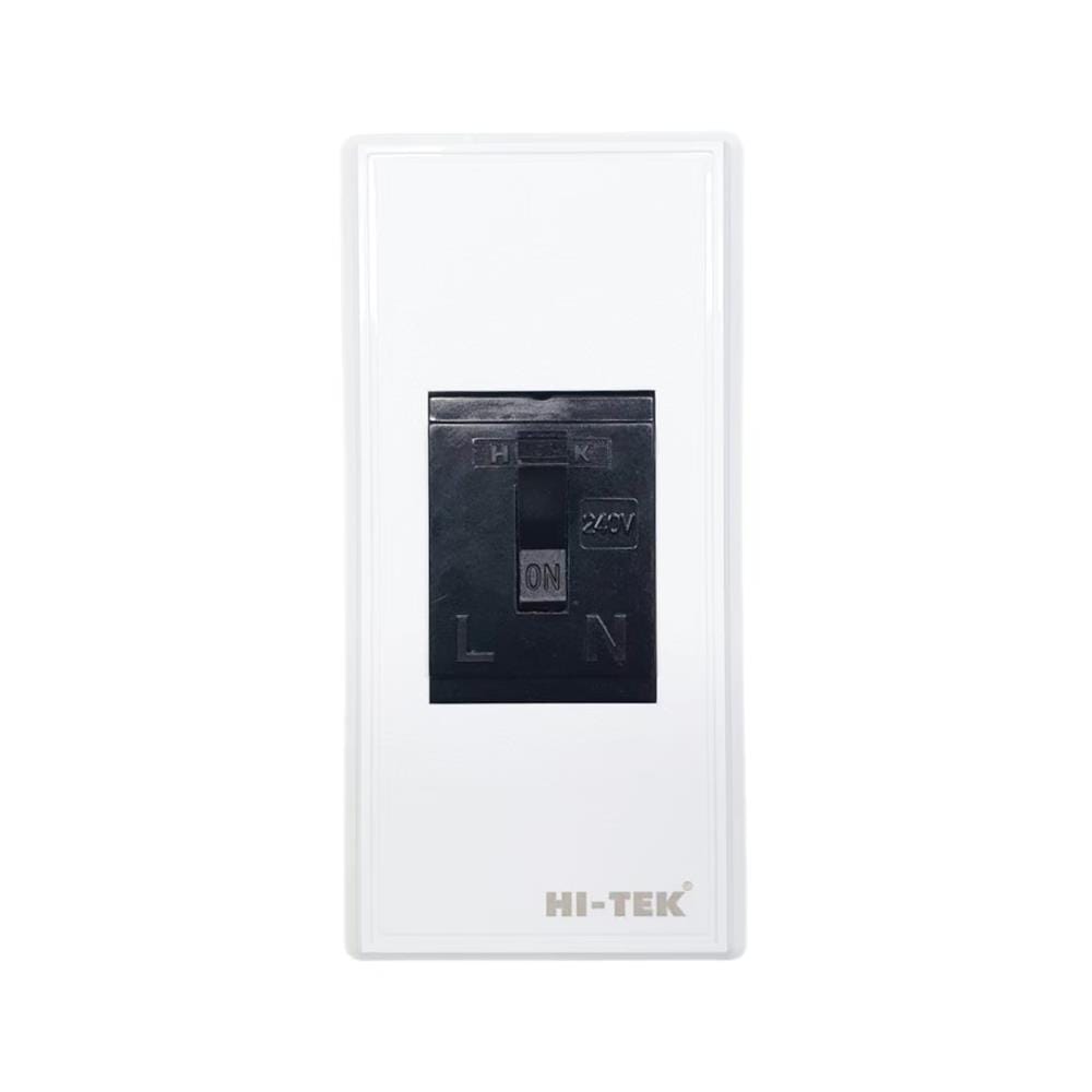 เซฟตี้เบรกเกอร์พร้อมกล่อง 15 แอมป์ 1 เฟส HI-TEK HT-28 15A สีดำ