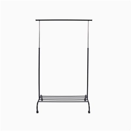 ราวแขวนผ้าบาร์เดี่ยวปรับระดับ PLIM GRACE 111x50x175 ซม. สีดำ_2