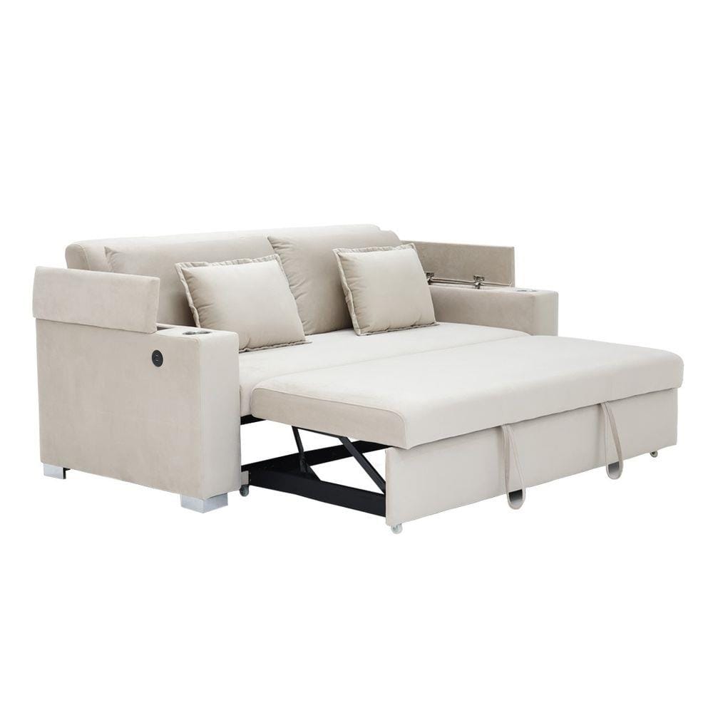 โซฟาเบด 3 ที่ันั่ง SB FURNITURE RASIA 19237393 สีเบจ