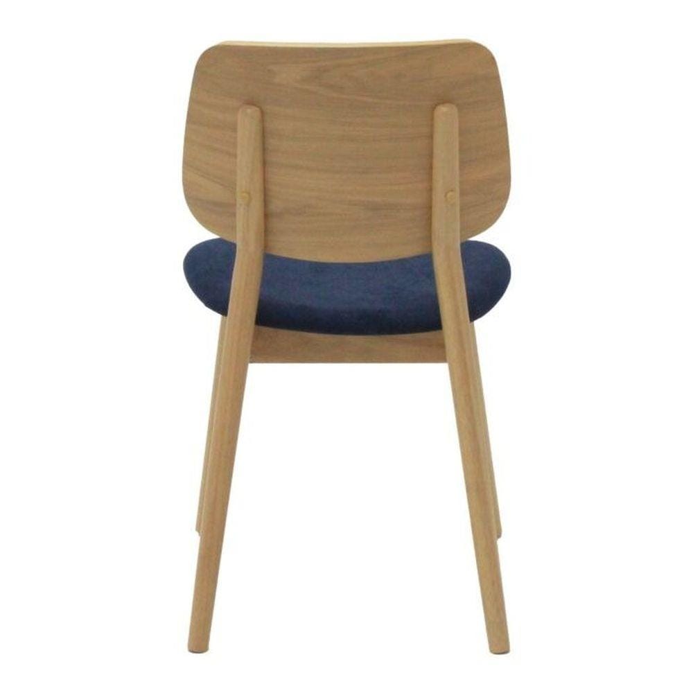 เก้าอี้ทานข้าว SB FURNITURE TUMO 19233740 สีเมเปิ้ล/น้ำเงินเข้ม