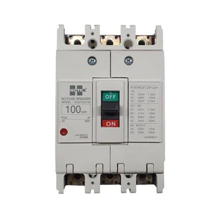 เซอร์กิตเบรกเกอร์ 3 โพล 3 เฟส HI-TEK HT125-CP 100 แอมป์_0