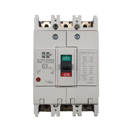 เซอร์กิตเบรกเกอร์ 3 โพล 3 เฟส HI-TEK HT125-CP 63 แอมป์_0