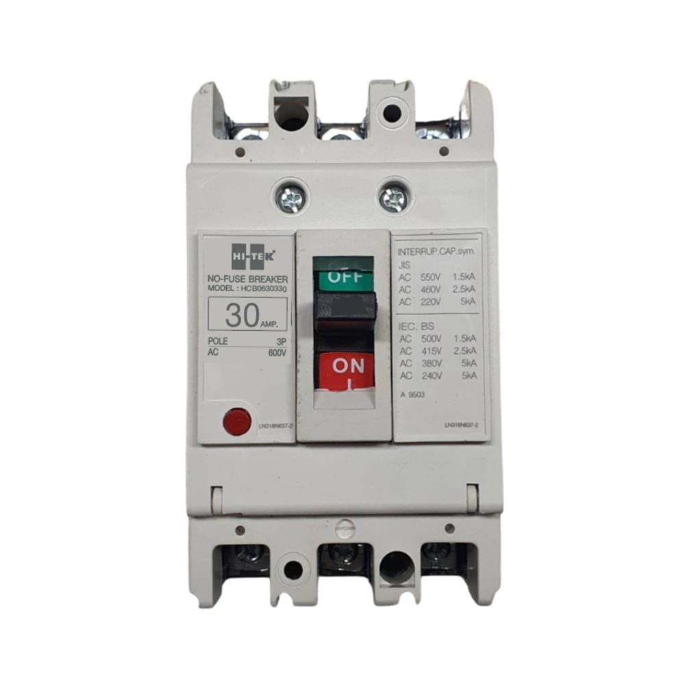 เซอร์กิตเบรกเกอร์ 3 โพล 3 เฟส HI-TEK HT63-CP 30 แอมป์