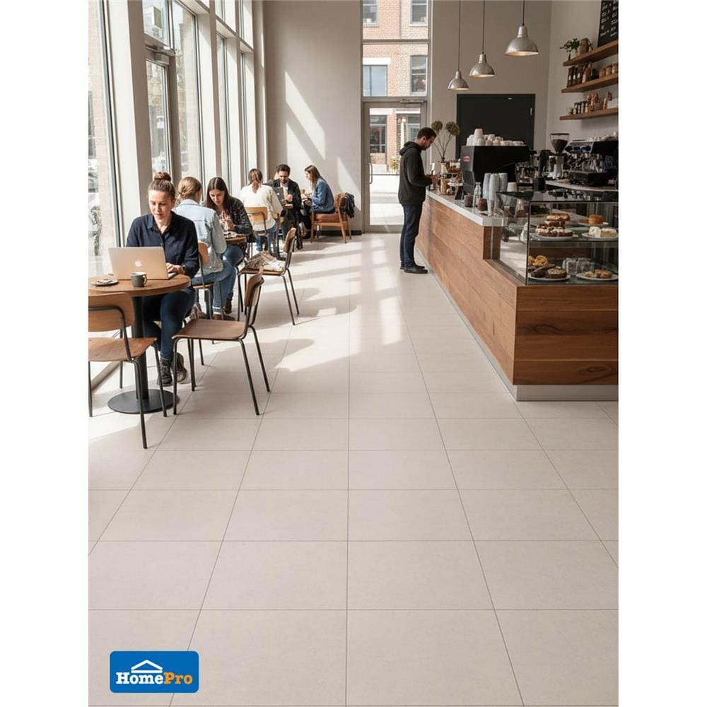กระเบื้องพื้น 60x60 ซม. TARA ไลน์เนอร์ แอมเบอร์ ครีม A 1.44 ตร.ม.