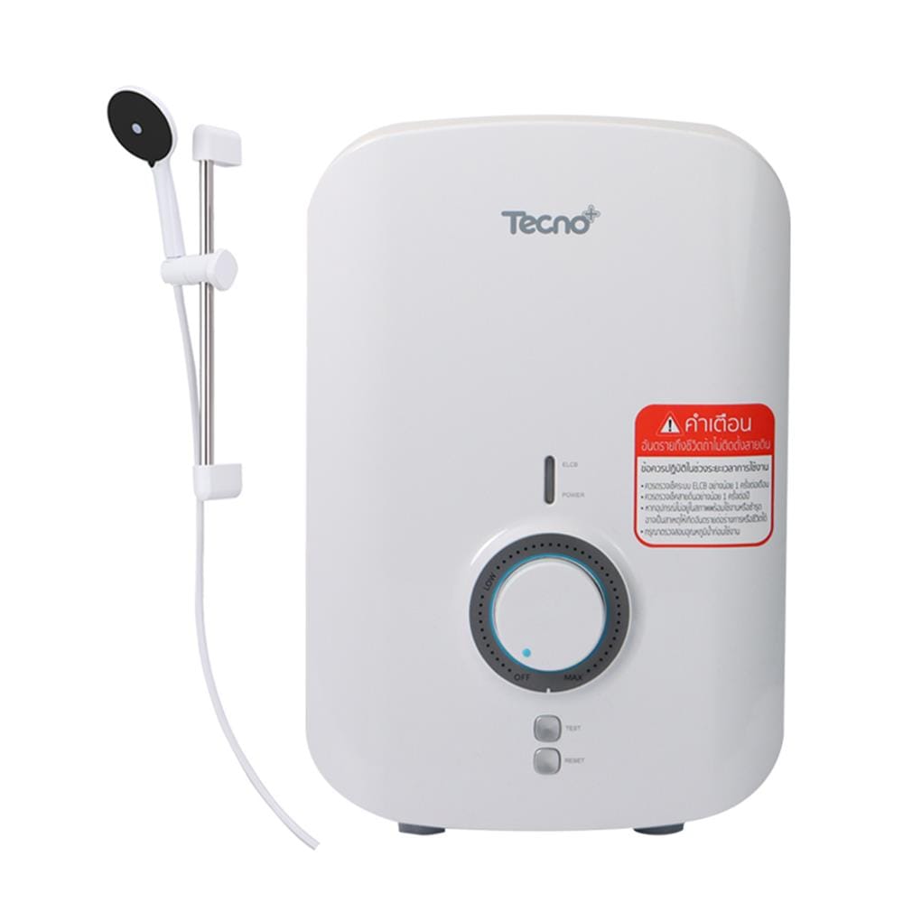 เครื่องทำน้ำอุ่น TECNOPLUS HALO 3800 วัตต์ สีขาว