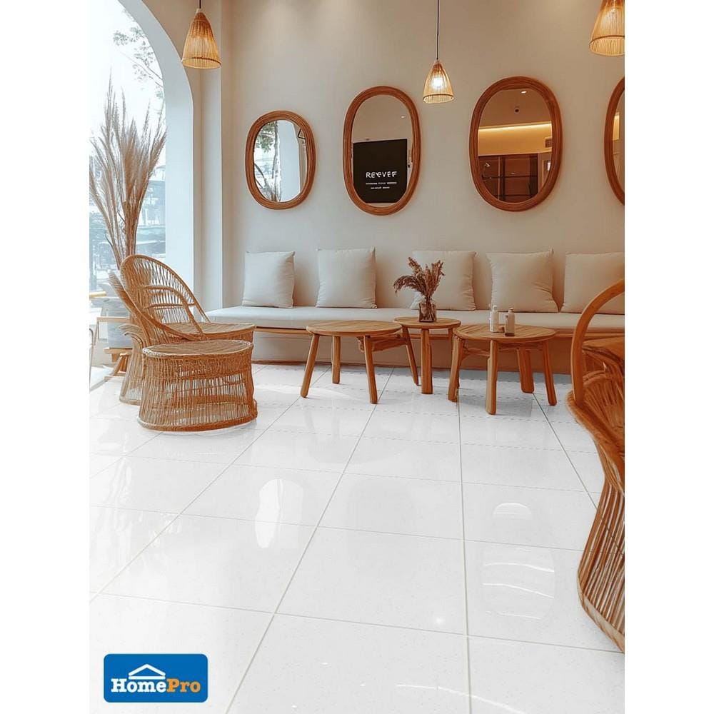 กระเบื้องพื้นพอร์ซเลน 60x60 ซม. DURAGRES พาร์ค โฮวไลท์ ขาว A 1.44 ตร.ม.