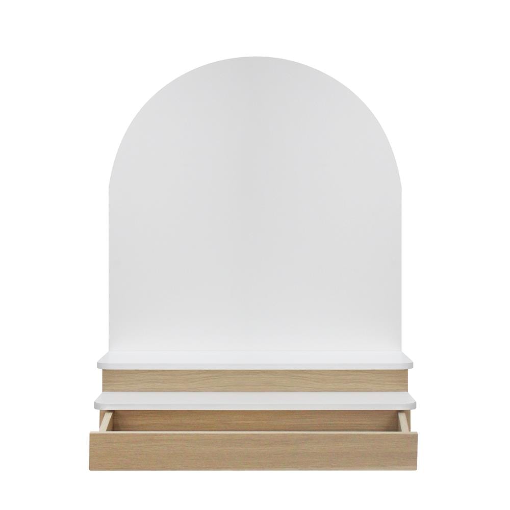หิ้งพระ LUVORA SHELF01 60 ซม. สีขาว/โอ๊ค