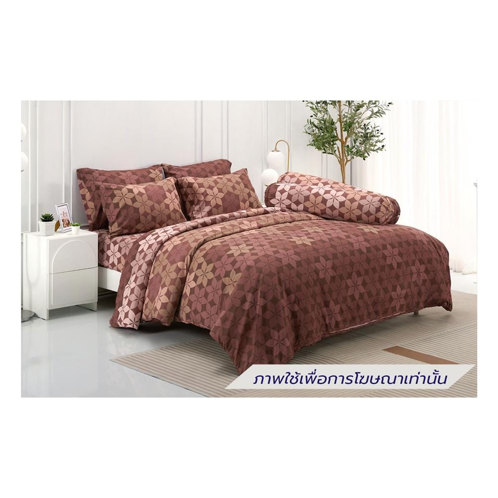 ชุดผ้าปูที่นอน 6 ฟุต (ชุด 6 ชิ้น) TULIP DELIGHT 60204-DL125