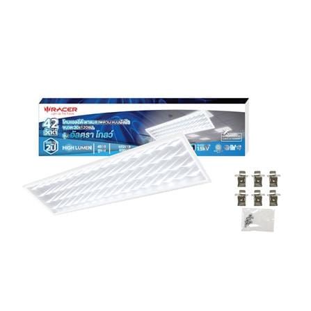 โคมฝังฝ้า LED RACER PANEL ULTRA GLOW 42 วัตต์ 30X120 ซม. DAYLIGHT_2