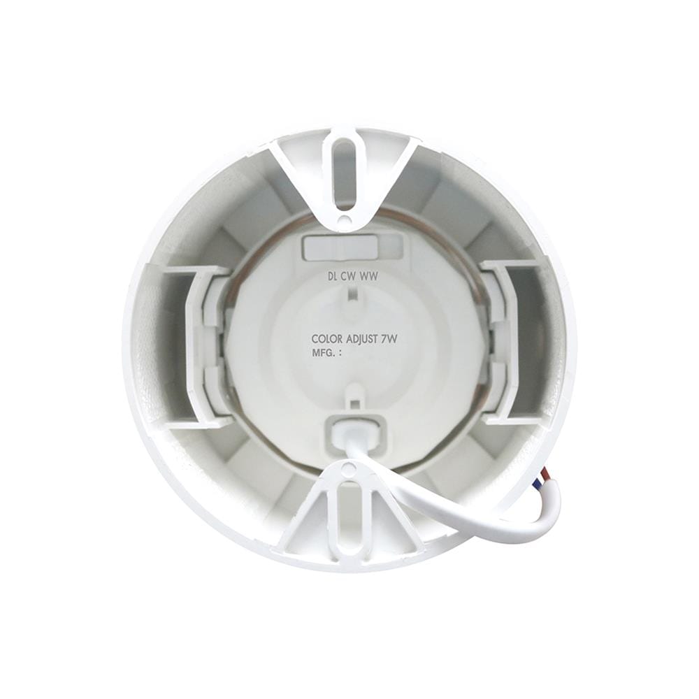 ดาวน์ไลท์ LED RACER ADJUST 4 นิ้ว 7 วัตต์ DAYLIGHT/COOL WHITE/WARM WHITE สีขาว