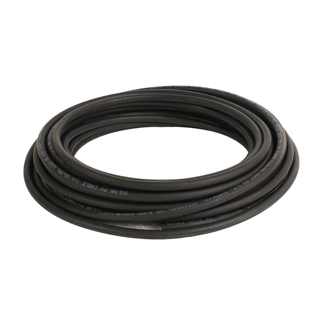 สายโซลาร์เซลล์ PV ELECKTA 1x4 ตร.มม 10 ม. สีดำ