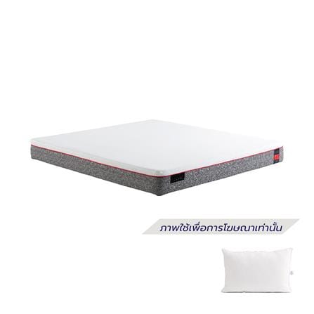 ที่นอนโฟม 3.5 ฟุต สุญญากาศ MIDAS รุ่น LUMA ULTRA พร้อมหมอนหนุน 1 ใบ