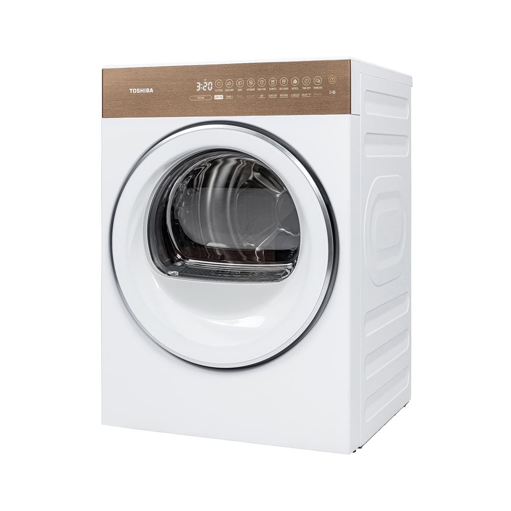 เครื่องอบผ้าฝาหน้า TOSHIBA TD-T37BS90HWT(WT) 8 กก. HEAT PUMP สีขาว