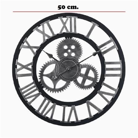 นาฬิกาแขวน INTERY C1038C012_10 19.68 นิ้ว สีเงิน_5