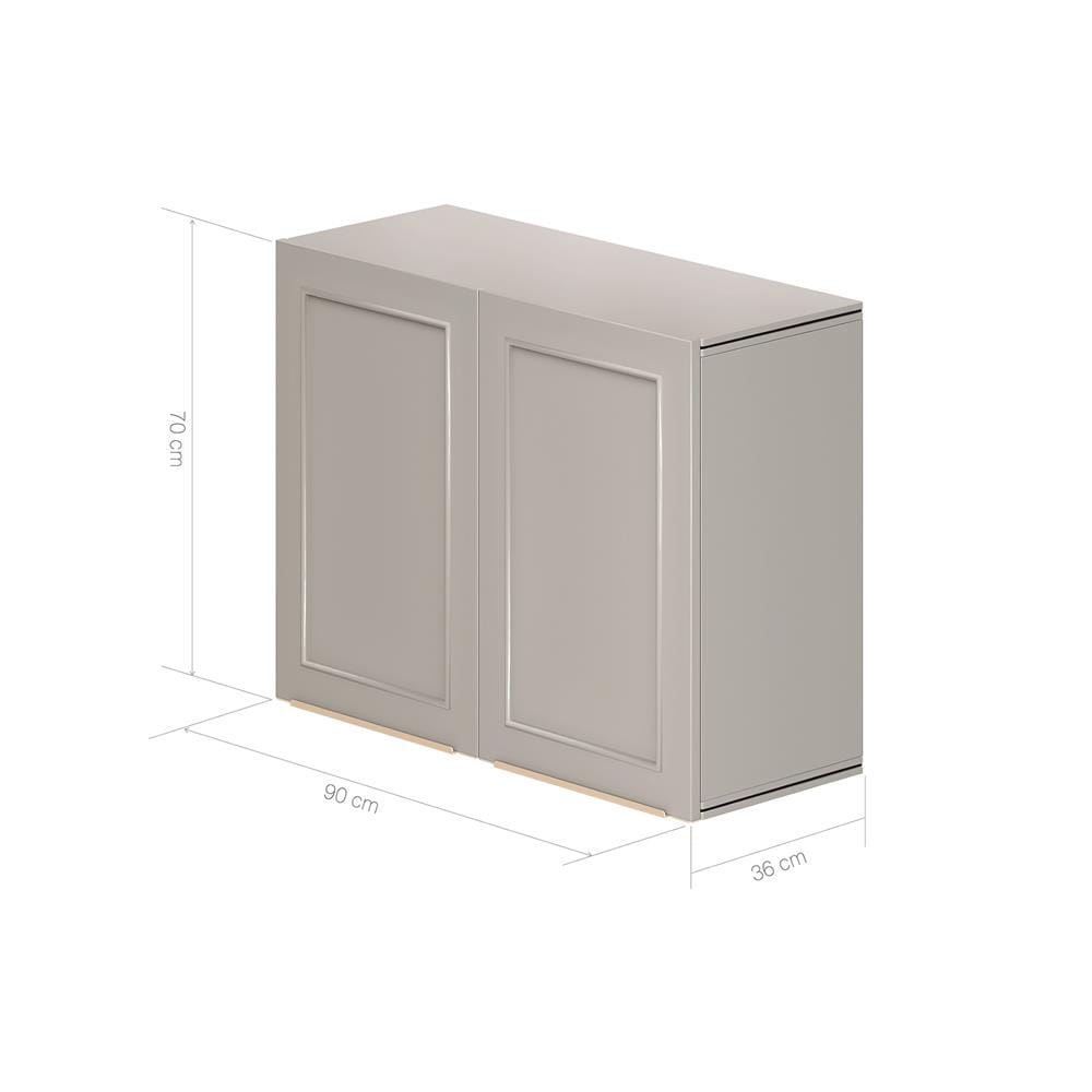 ตู้แขวนคู่ KING PLATINUM 65 - VENICE 90x70 ซม. สี THOFU