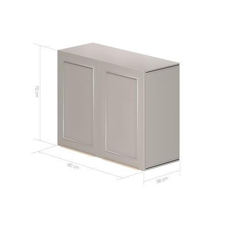 ตู้แขวนคู่ KING PLATINUM 65 - VENICE 90x70 ซม. สี THOFU_6