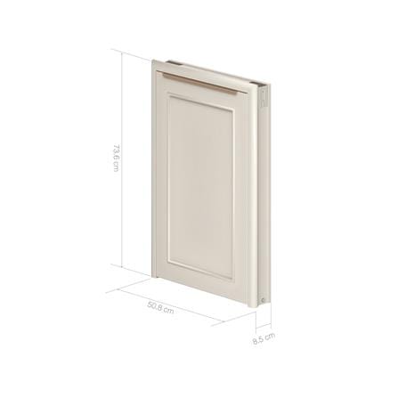 บานถังแก๊ส KING PLATINUM65 - VENICE 50.8x73.6 ซม. สี THOFU_4