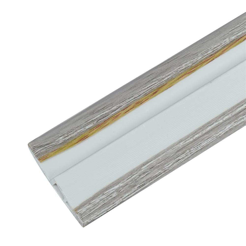 ตัวจบต่างระดับ PVC TARA 2.8x200x0.8 ซม. สีเทา