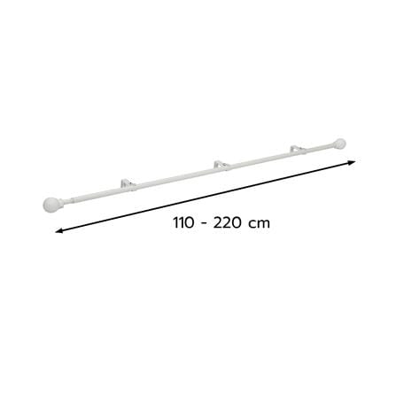 รางเหล็กยืดหด HOME LIVING STYLE BALLOON 110-210 ซม. สีขาว_4