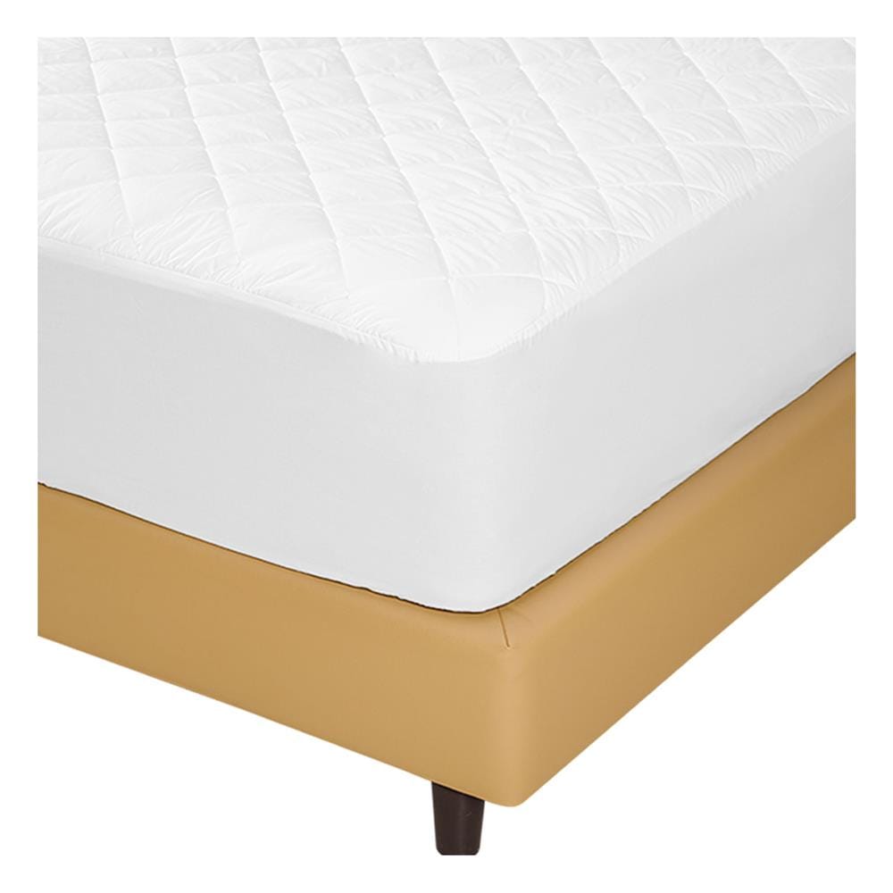ผ้ารองกันเปื้อน รัดมุมเต็มตัว KING SIZE STEVENS สี WHITE