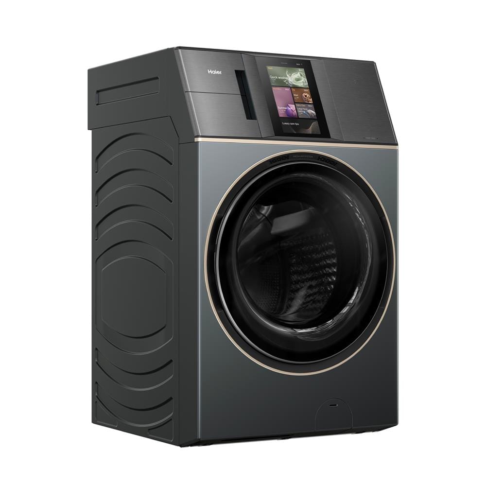 เครื่องซักอบผ้าฝาหน้า HAIER HWD210-BD12LGNU1 21/14 กก. 1200RPM อินเวอร์เตอร์ สีเขียวซีลอน