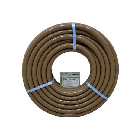 สายยางม้วน PVC SPRING TOYOX HARU15-20 5/8 นิ้ว x 20 ม. สีน้ำตาลมอคค่า_1