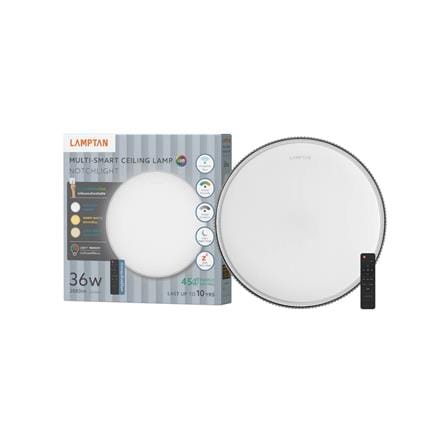 ไฟเพดาน LED LAMPTAN NOTCHLIGHT 15 นิ้ว 36 วัตต์ DAYLIGHT/COOL WHITE/WARM WHITE สีขาว_3