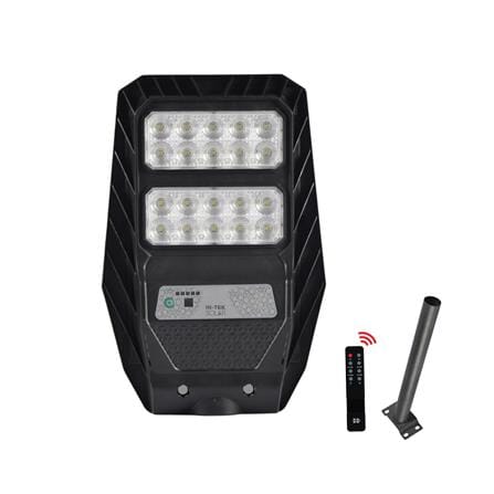 ไฟถนน SOLAR HI-TEK HFSSX100W 100 วัตต์ DAYLIGHT สีดำ_0