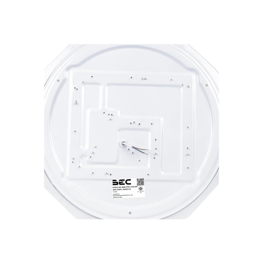 ไฟเพดาน LED BEC PAVO-02 15 นิ้ว 36 วัตต์ DAYLIGHT/COOL WHITE/WARM WHITE สีขาว
