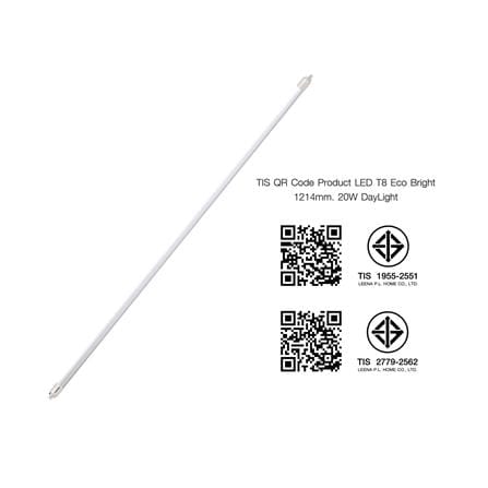 หลอด LED NAGAS T8 ECO BRIGHT 20 วัตต์ DAYLIGHT G13_6